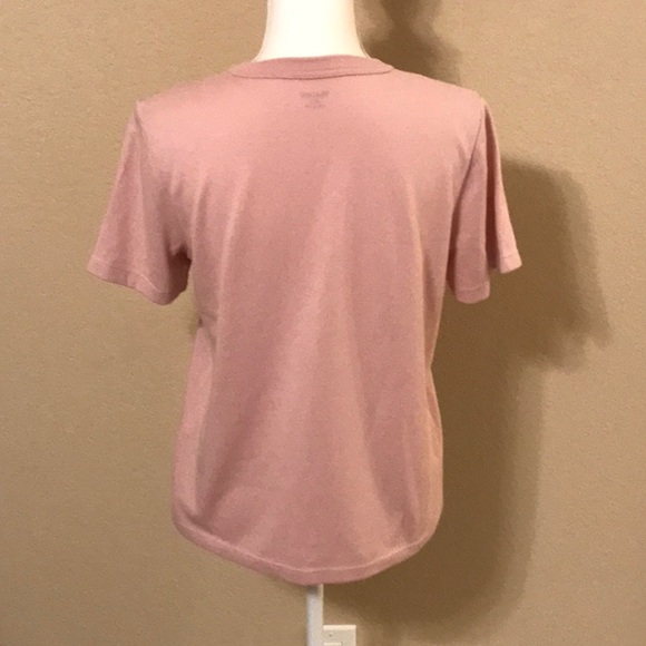Madewell Tomboy Pocket Tee in Dusty Pink - Picture 6 of 11